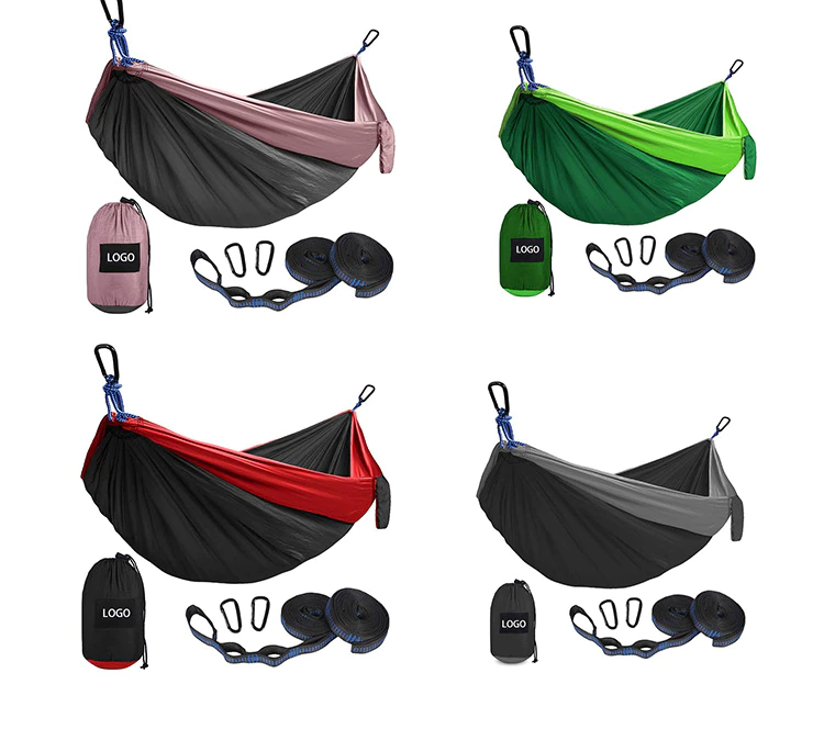 Cheap Goat Tents Outdoor double hammock, 210T parachute cloth, ultra light, easy to carry, high load bearing,camping, leisure, hiking,Picnic   